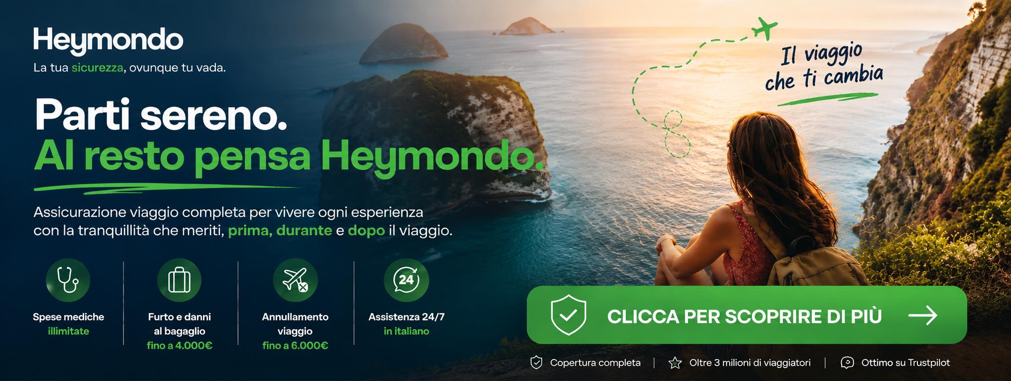 Parti sereno. Al resto pensa Heymondo.